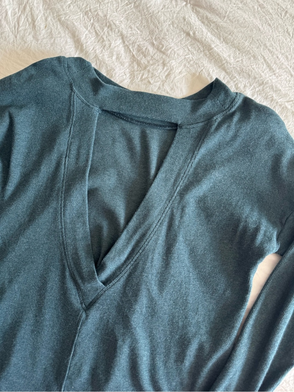 Athleta Presence Sweatshirt Cypress Heather - Picture 10 of 13